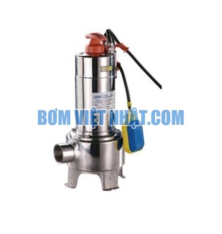 Máy bơm chìm hút nước thải thân inox có phao THT MSX10-1