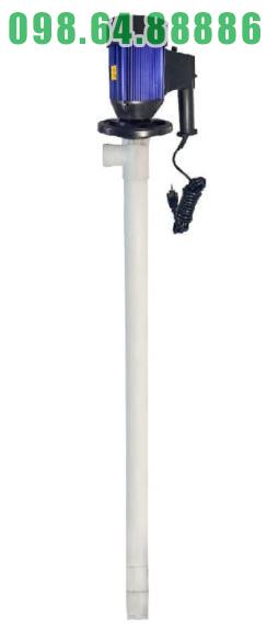 Bơm chuyển hóa chất từ phuy JDT-600W, vật liệu PTFE/hợp kim, chống ăn mòn